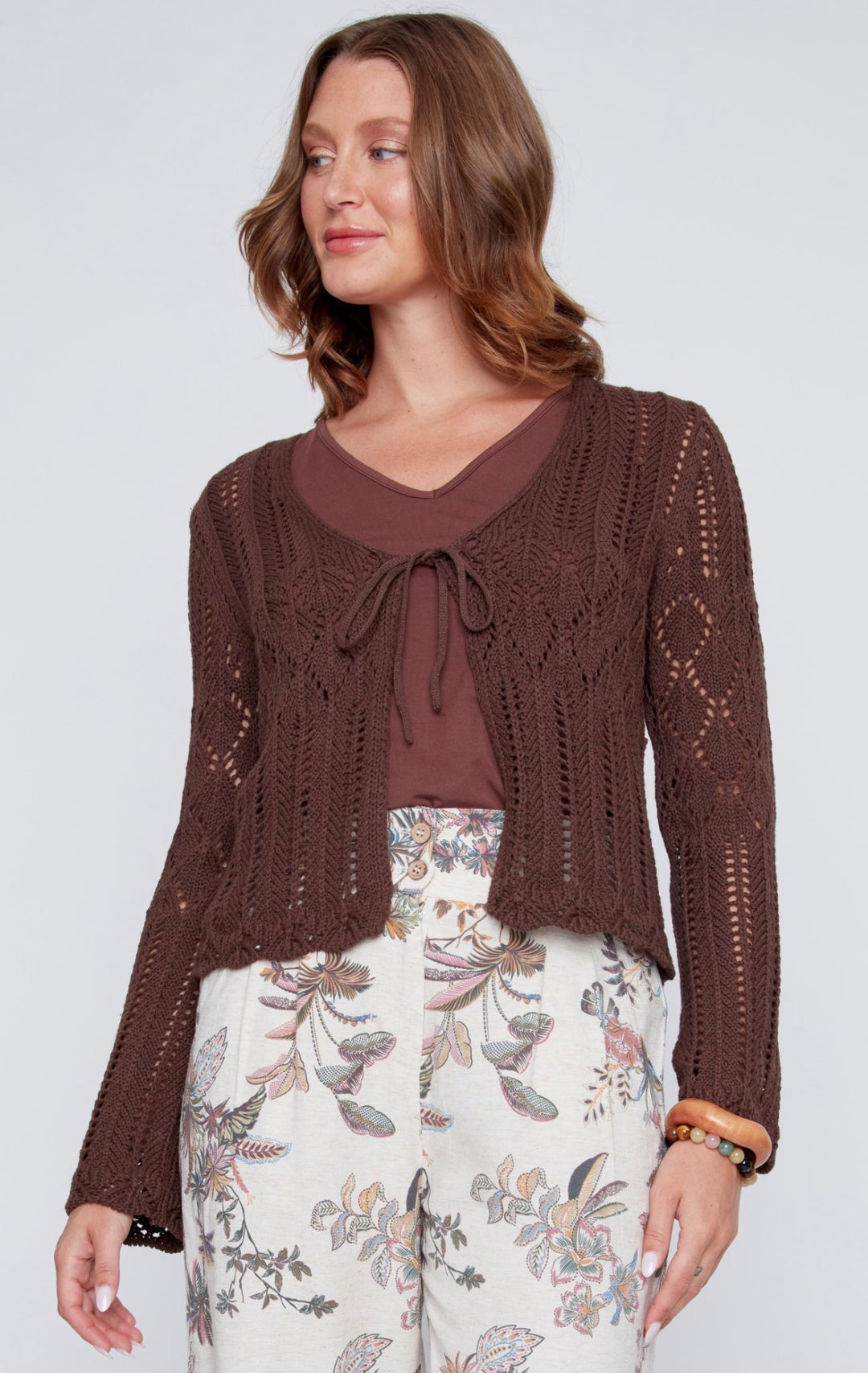 Knit Tie Cardigan