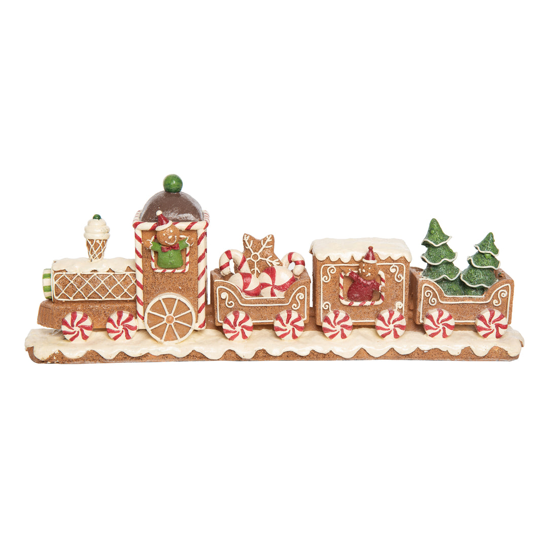 Resin Gingerbread Train