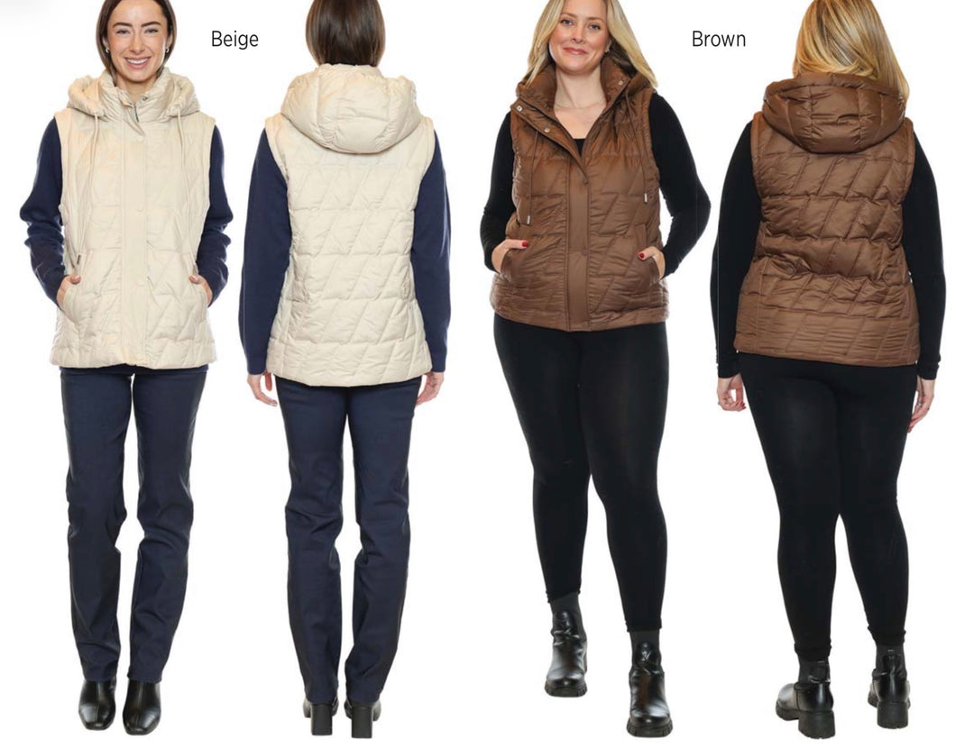 Puffer Vest W/Hood