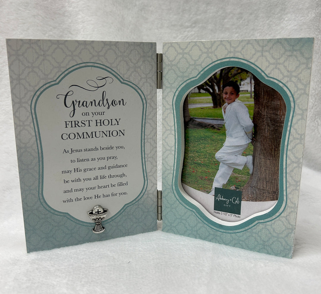 Grandson Communion Frame W/Chalice