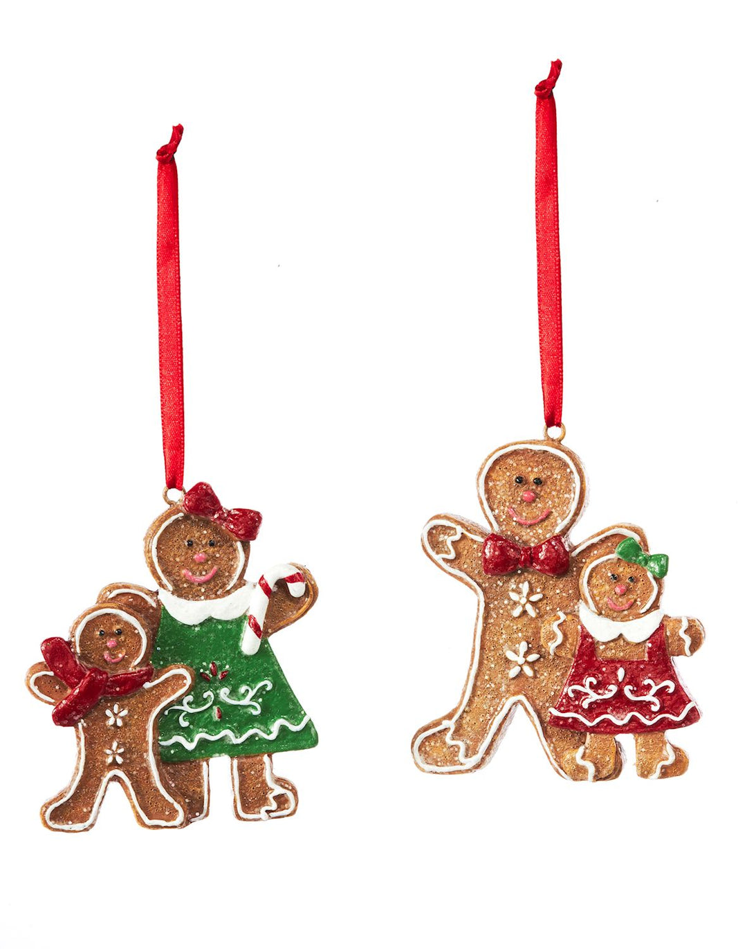 Gingerbread Couple Ornaments