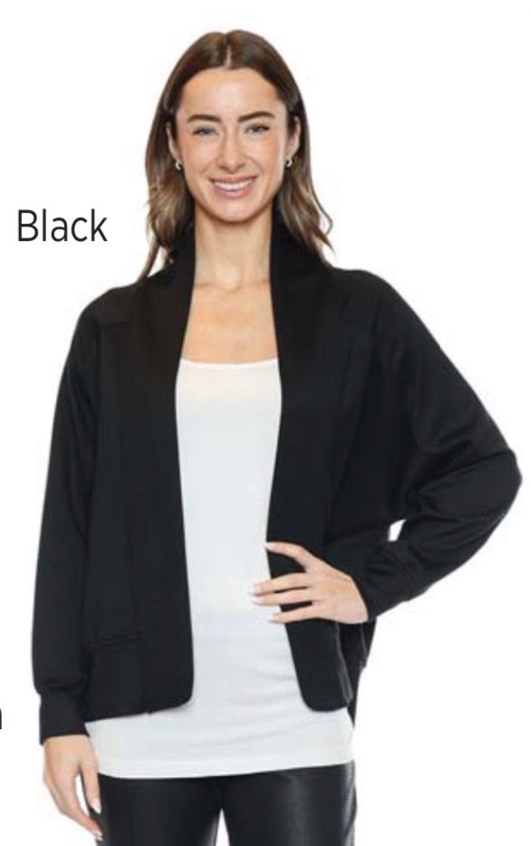 Short Scuba Cardigan