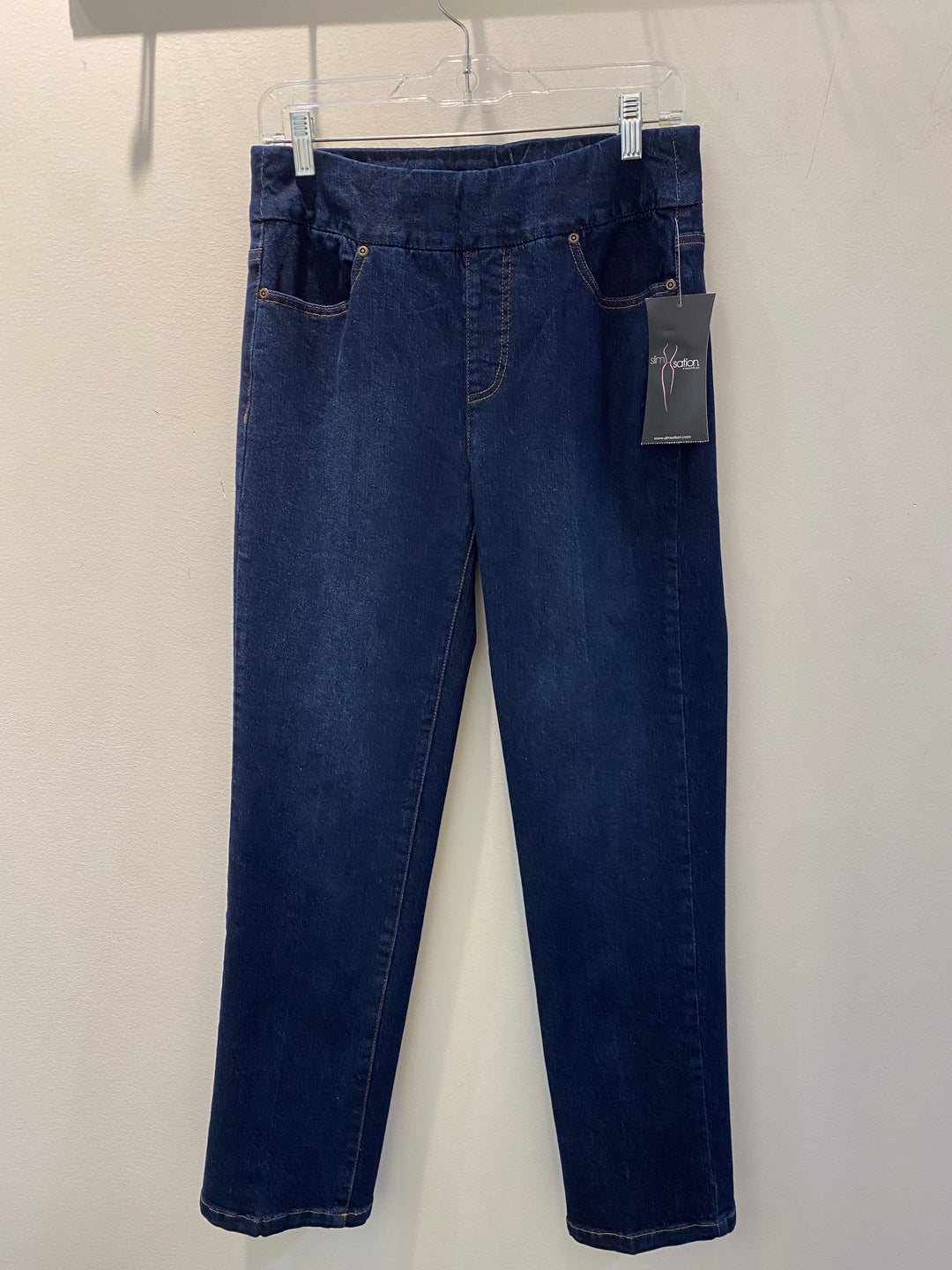 Pull On Elastic Waist Wide Leg Pant