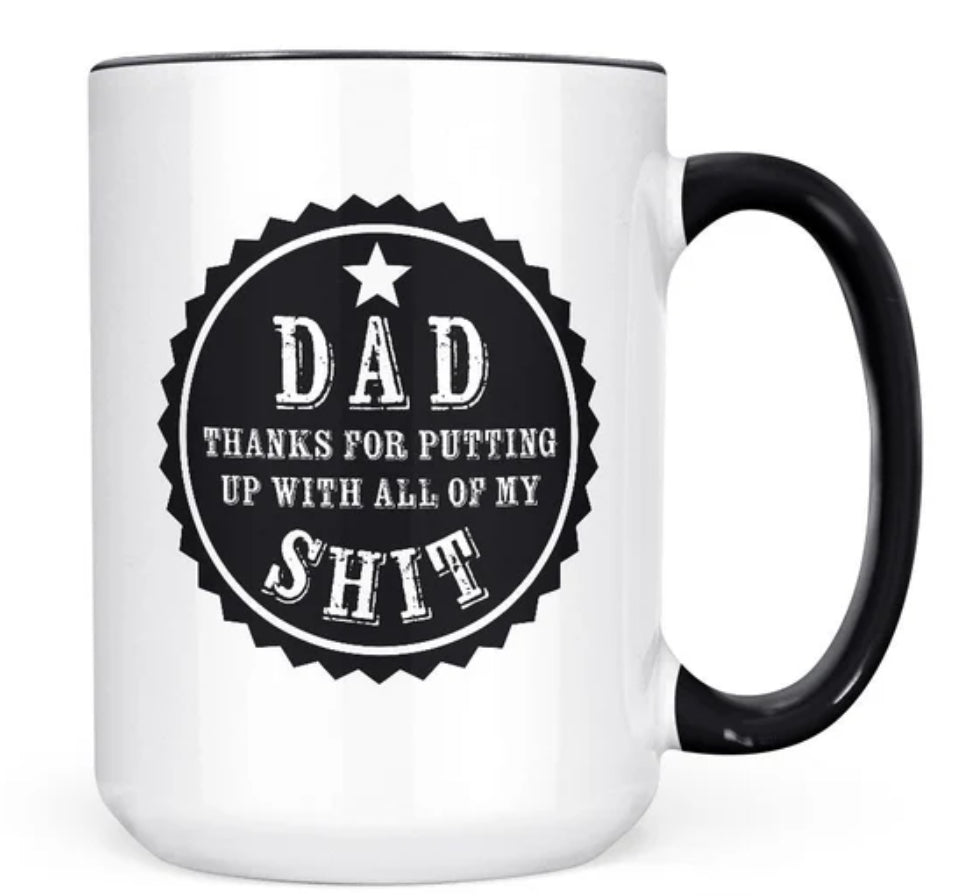 15oz Dad Put Up Mug