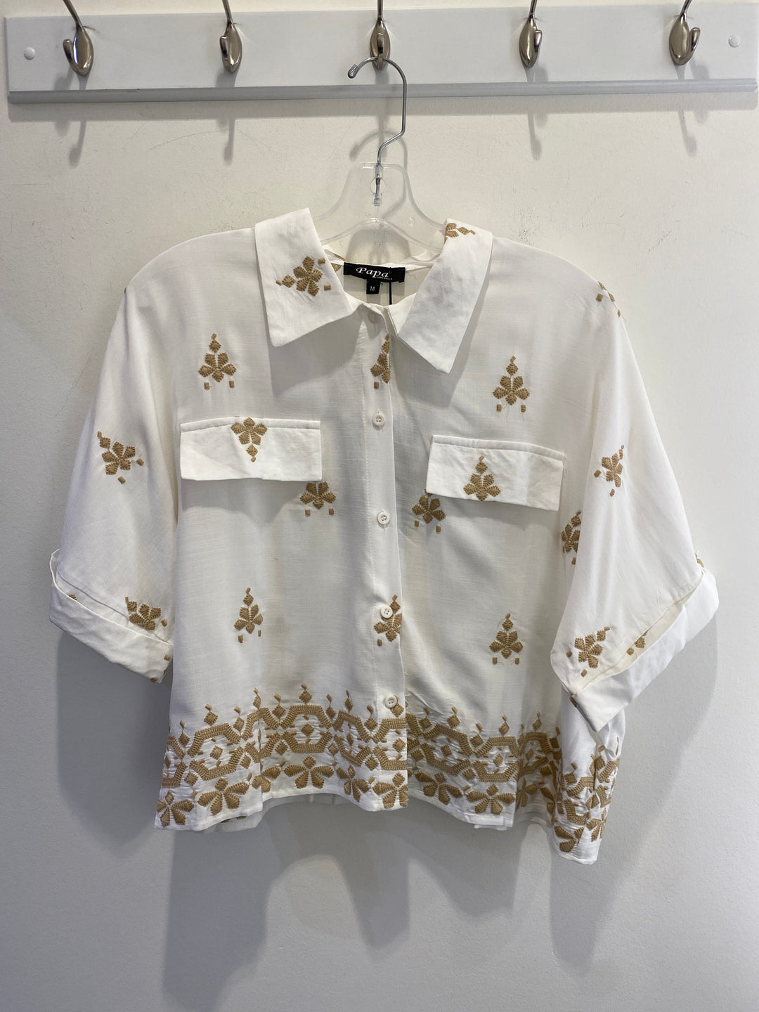 Gold Detailed Blouse