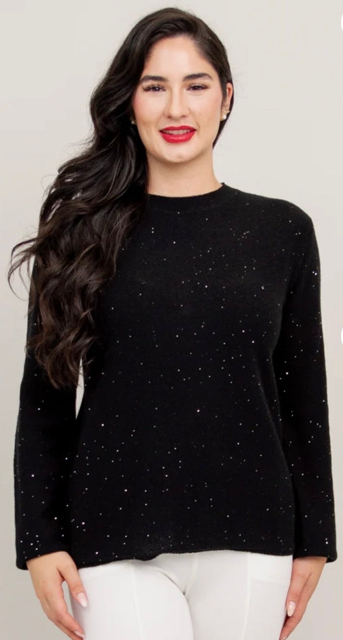 Whitaker Sparkle Cashmere Sweater