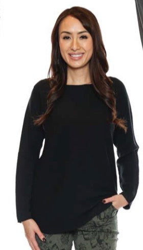 Solid Long Sleeve Sweater