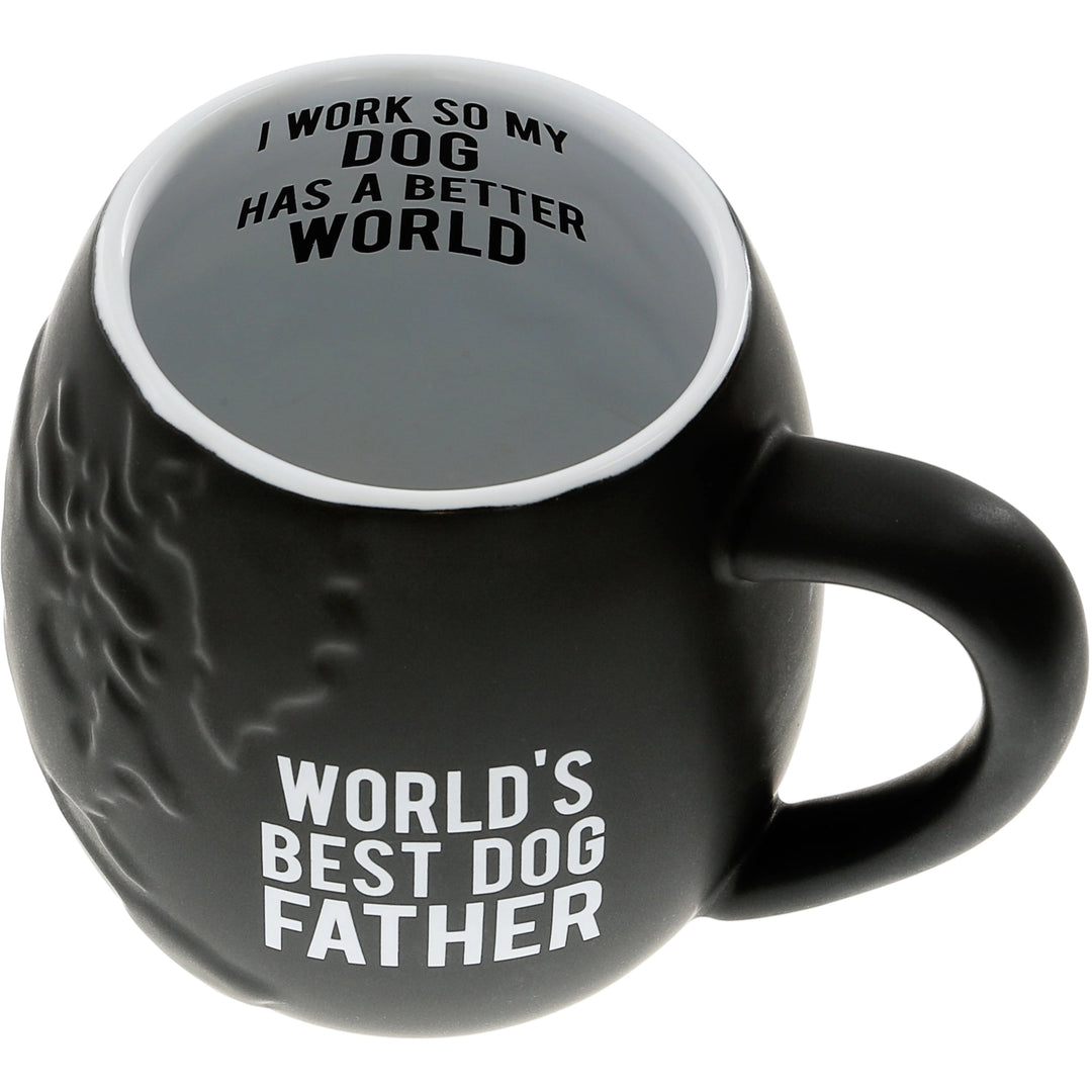 20oz World’s Best Dog Father Embossed Mug