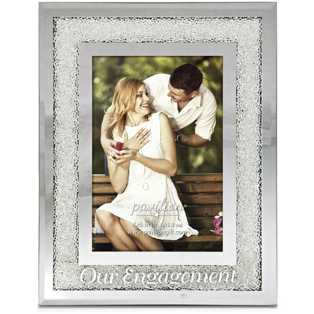 7x9” Our Engagement Frame (Holds a 4x6” Photo)