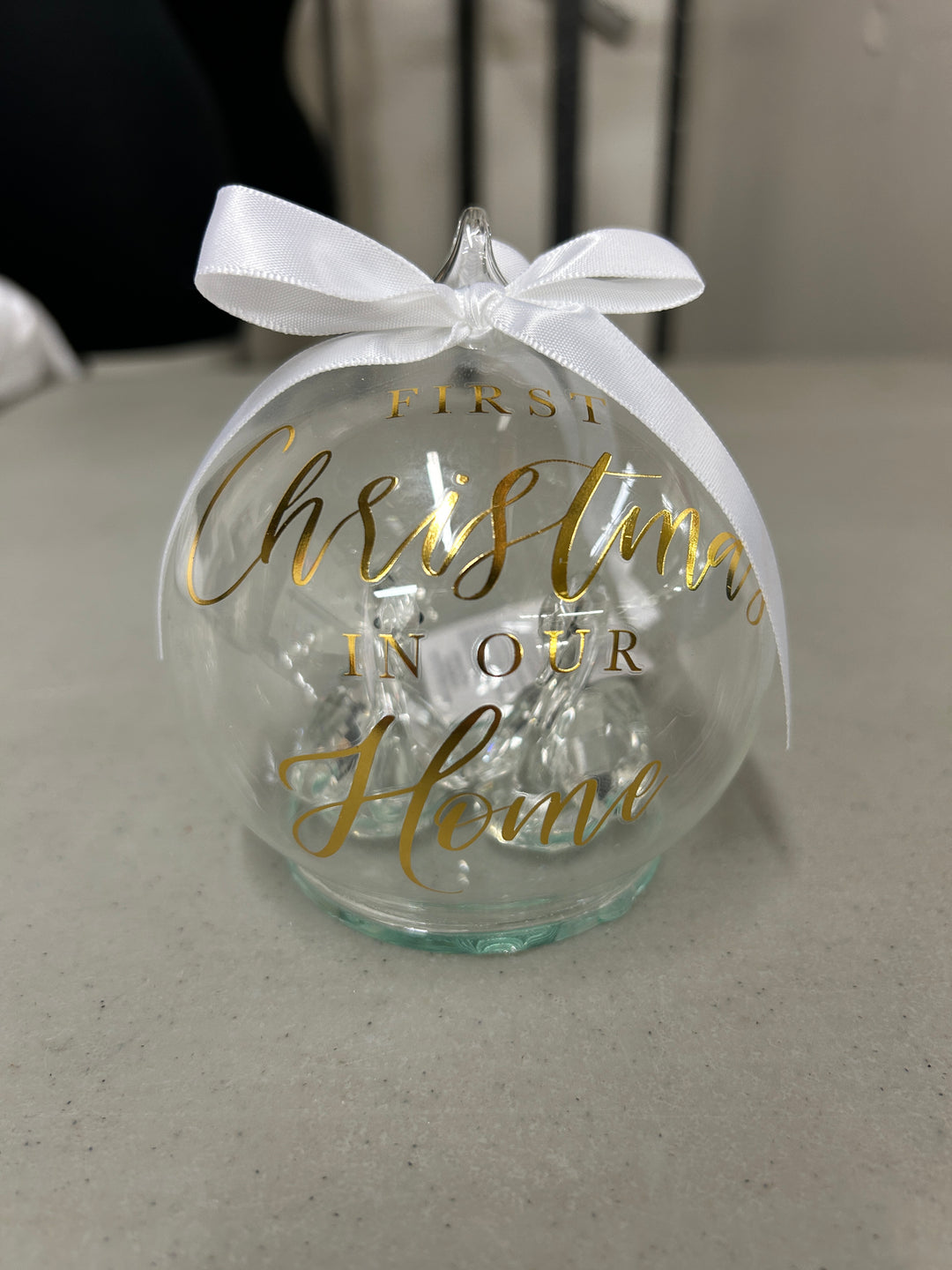 First Christmas Glass Ball Ornament