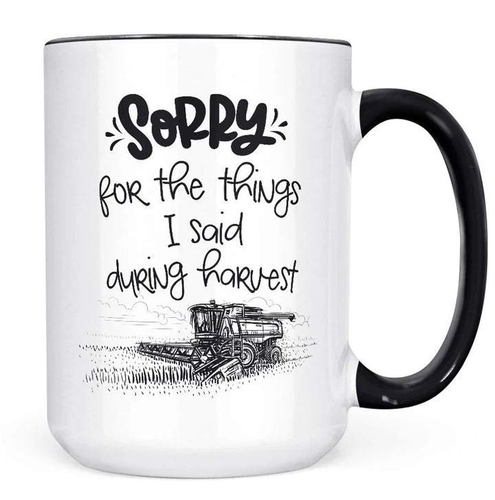 Sorry Harvest Mug