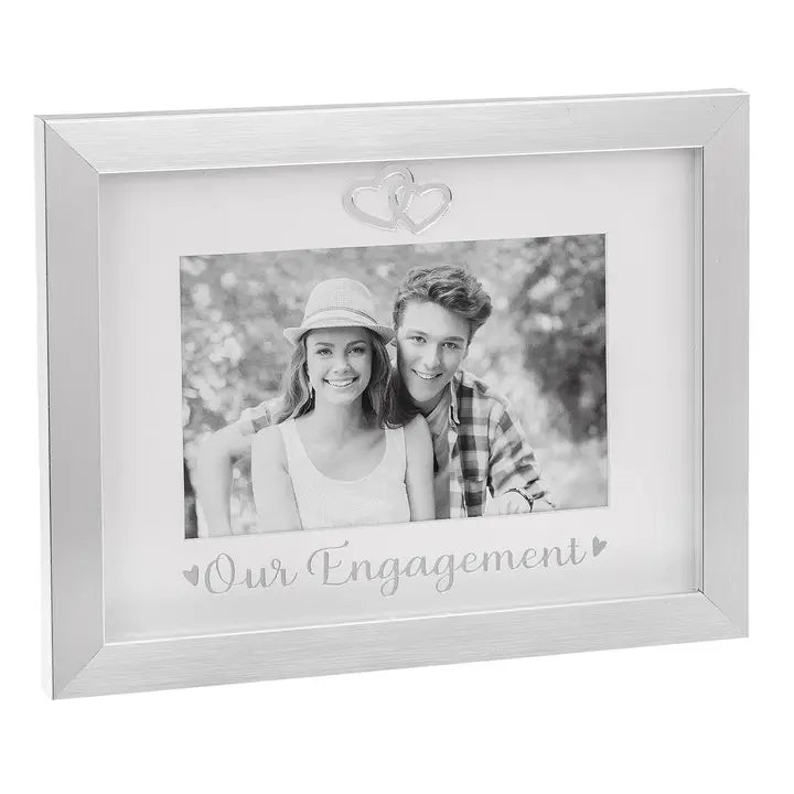 6x4” Silver Engagement Frame
