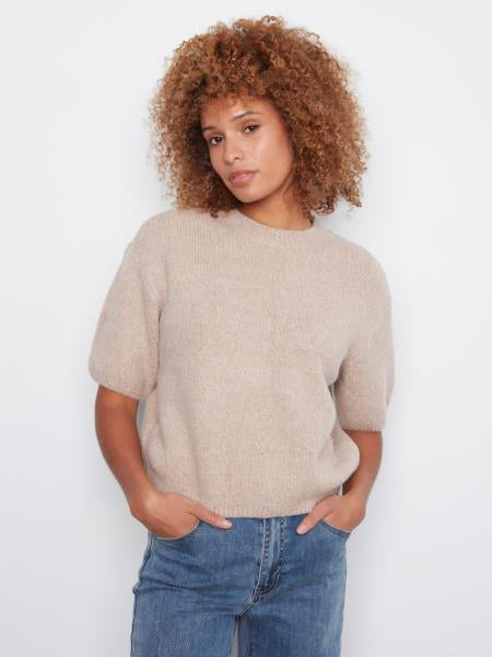 Elbow Sleeve Balloon Sweater
