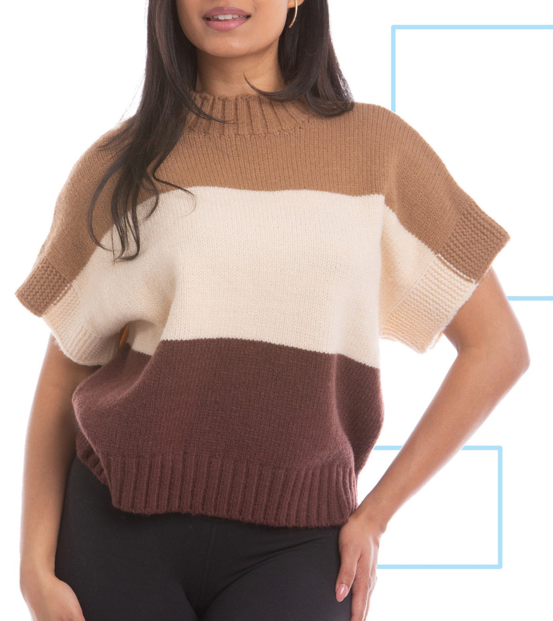 Multi Color Sweater Vest