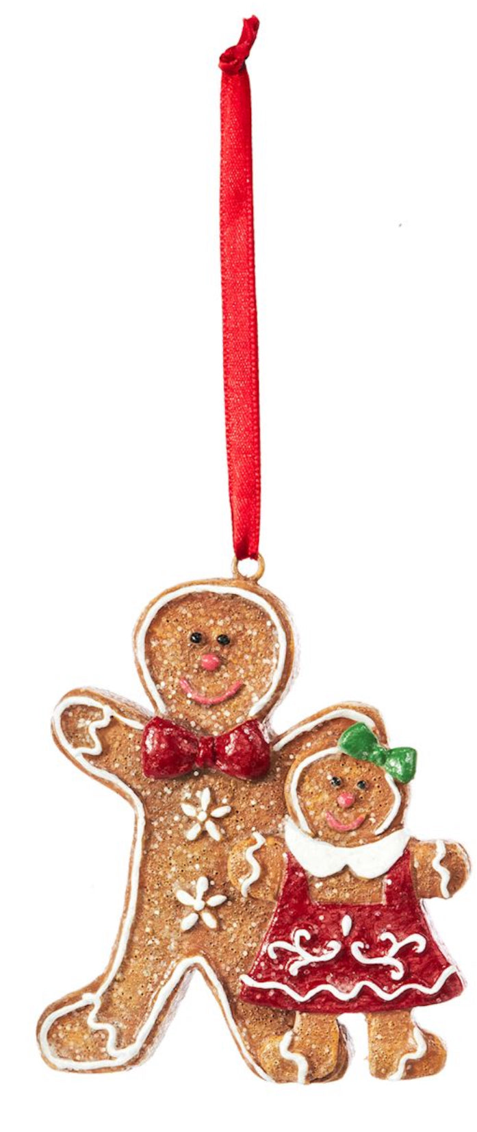 Gingerbread Couple Ornaments