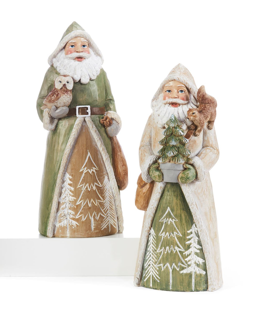 Woodland Santa Figurine