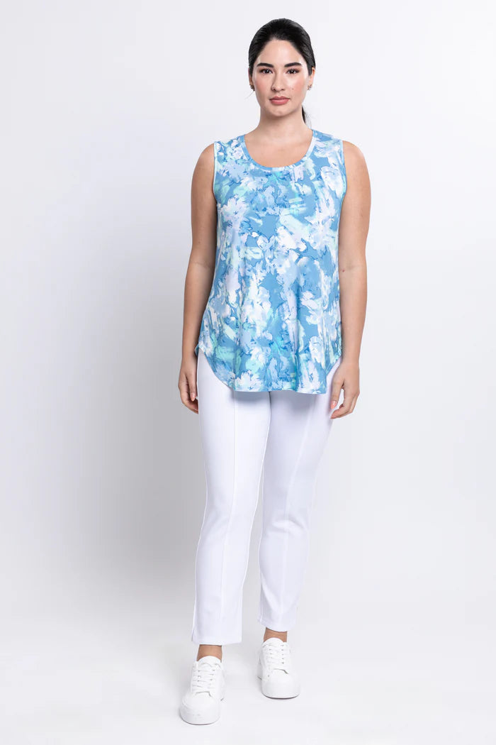 Jazz Denim Clouds Bamboo Tank Top