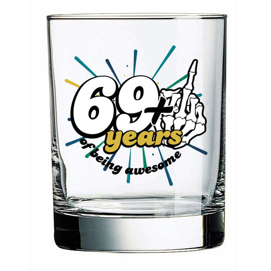 14oz Whiskey Glass Birthday