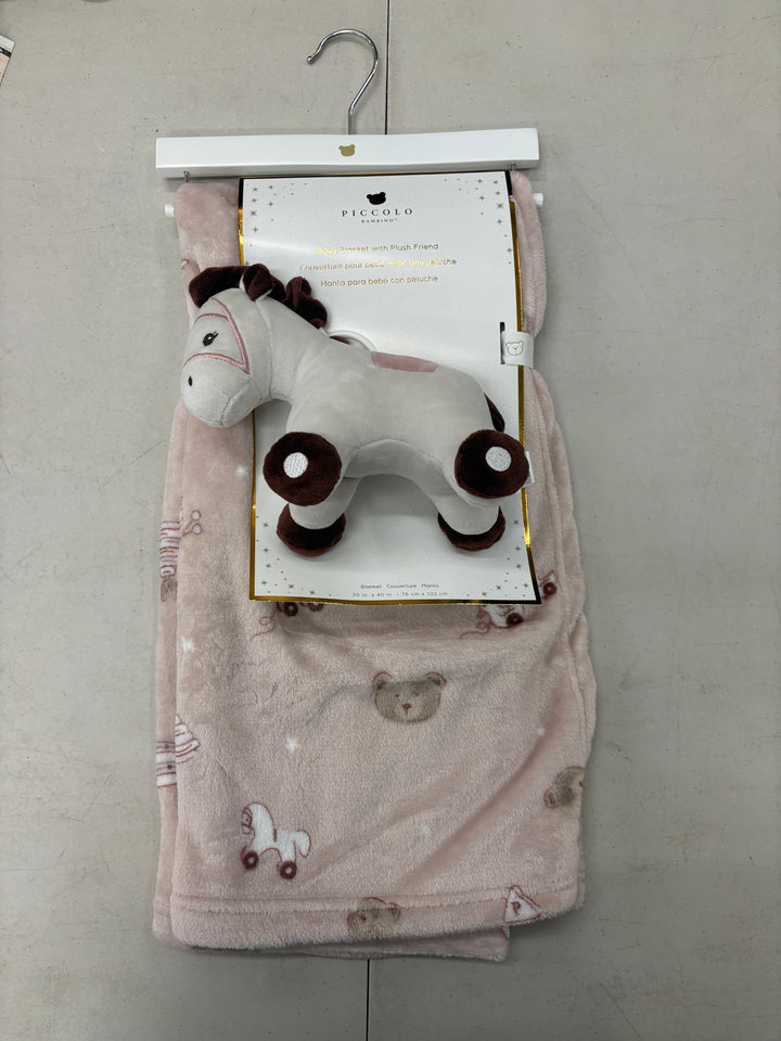 Plush Blanket W/Toy