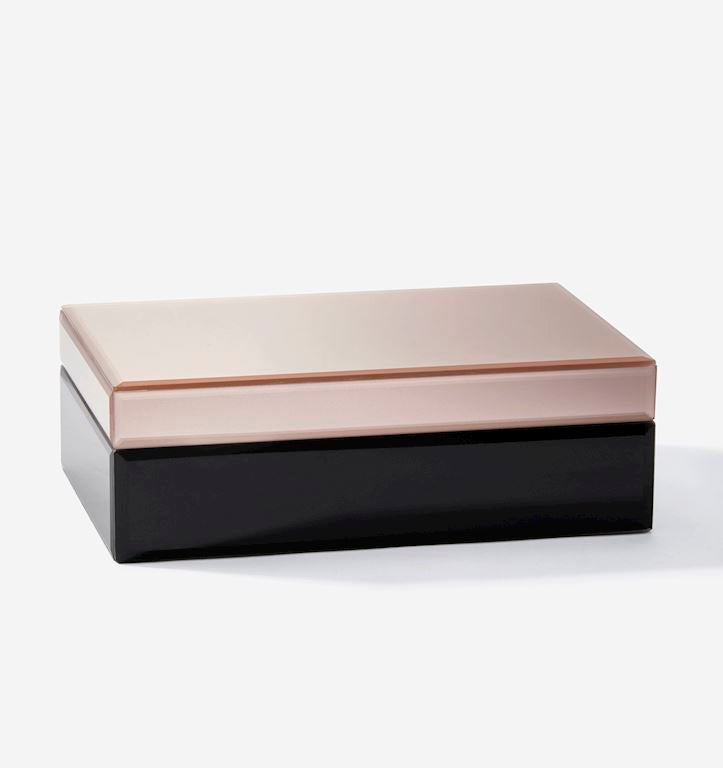 Rose Gold & Black Jewelry Box