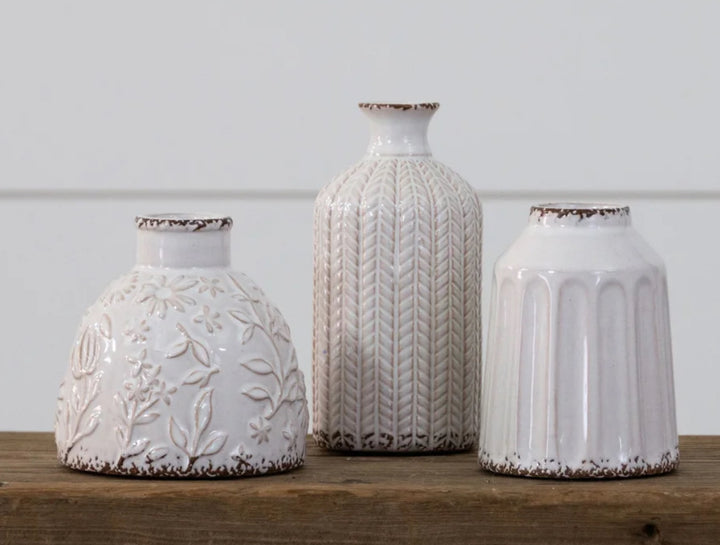 Textured Pattern Vase