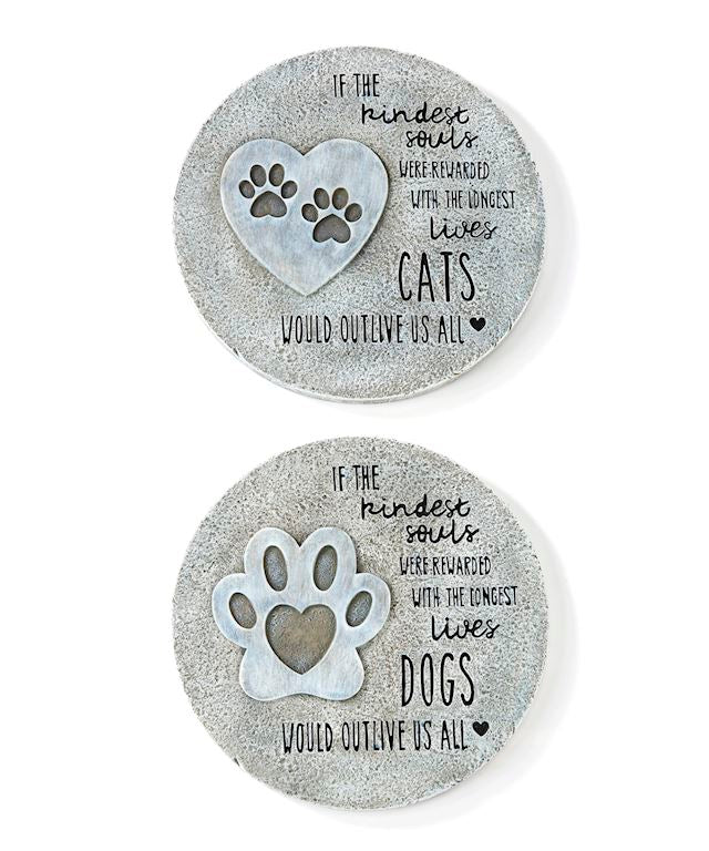 Paw Print Stepping Stone