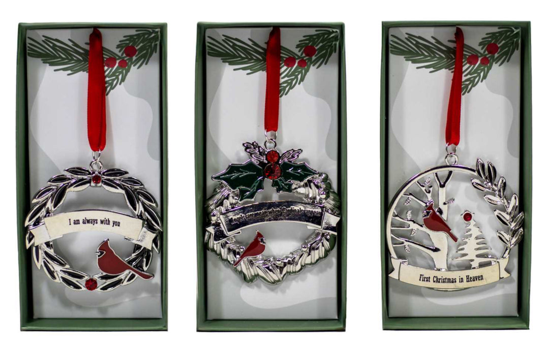 Metal Cardinal Ornament