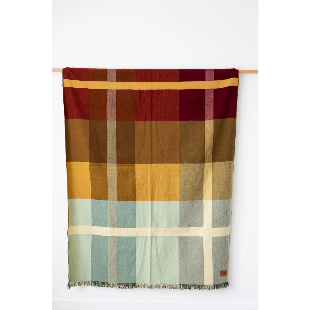 72”X54” (Drift) Plaid Throw Blanket