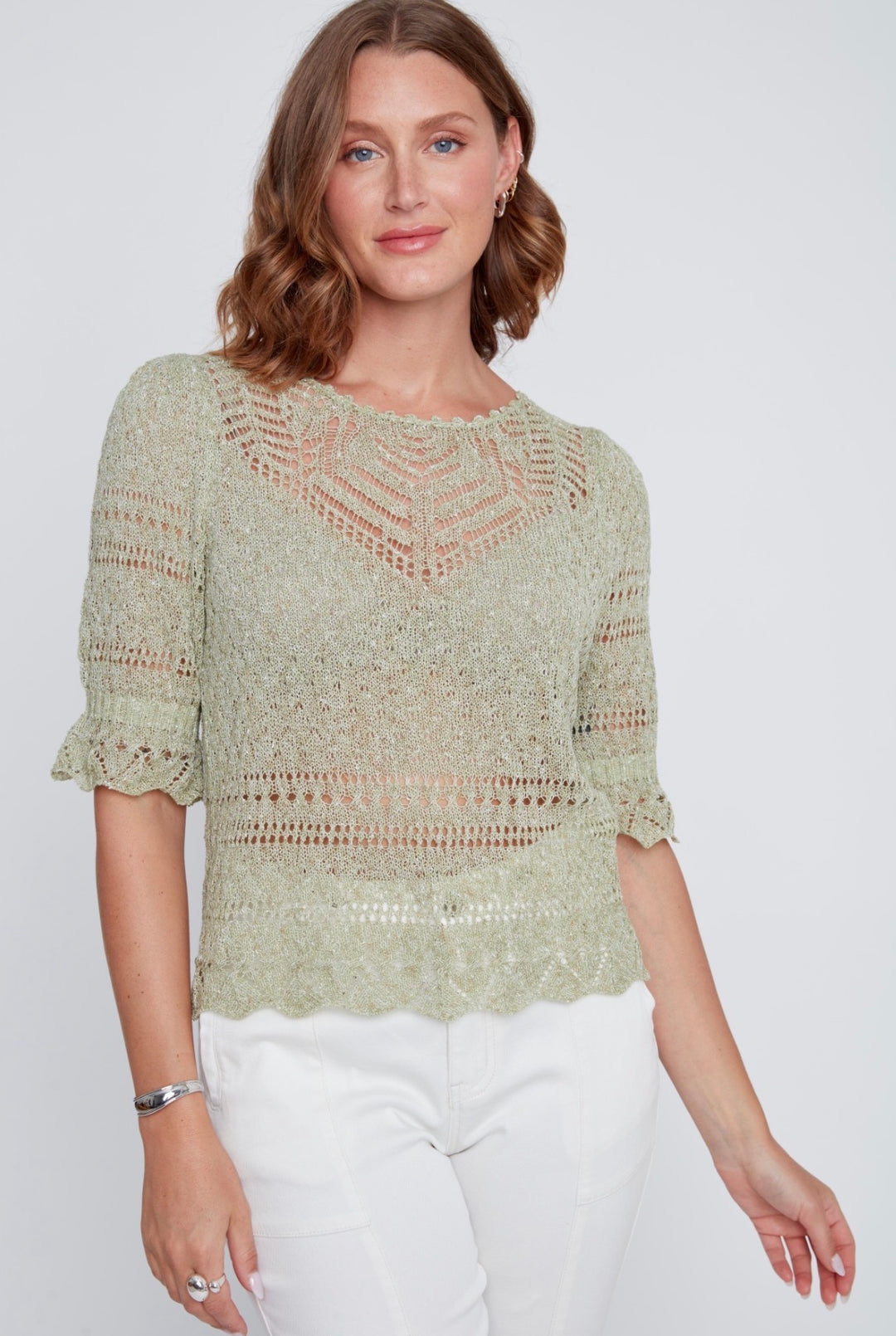 Knit 3/4 Sleeve Top