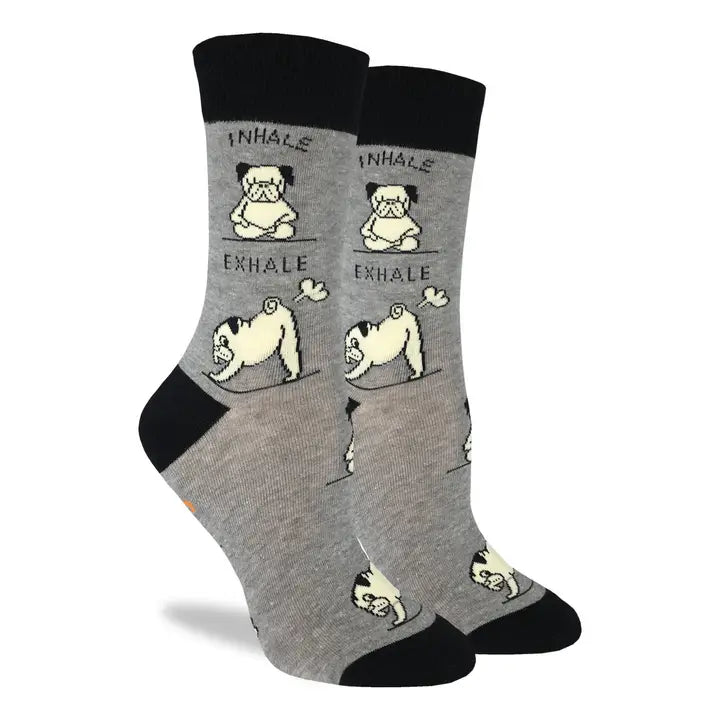 Women’s Yoga Pug Socks