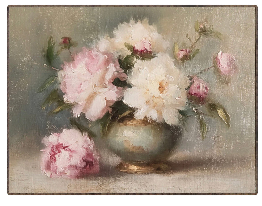 9018 Vintage Peonies