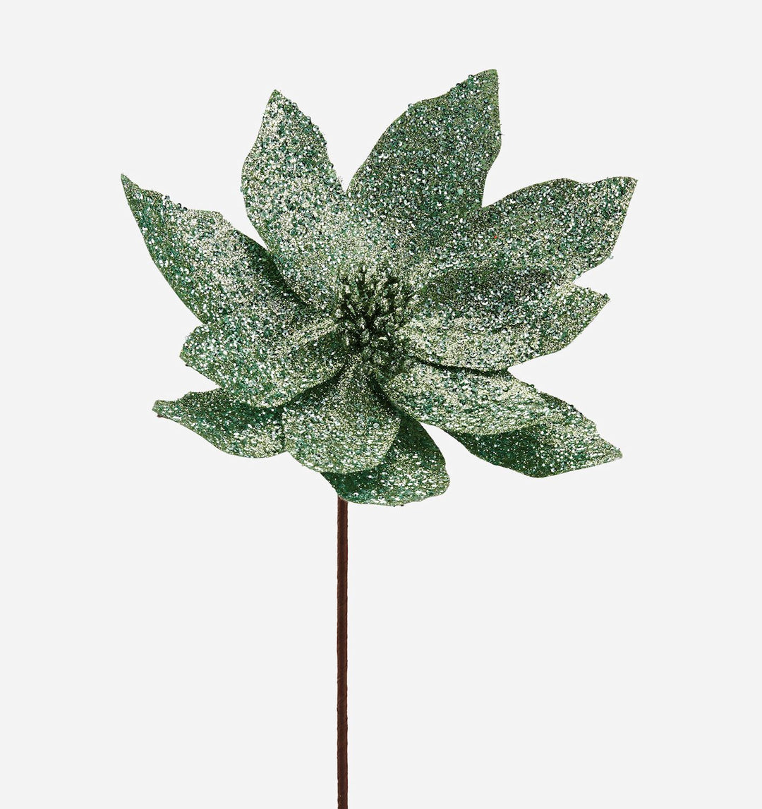 Green Christmas Flower Spray
