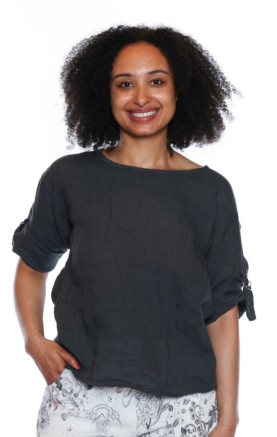 3/4 Sleeve Flowy Blouse