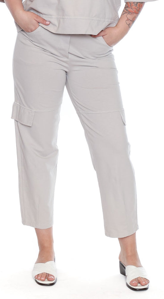 Cargo Cropped Pull On Pant