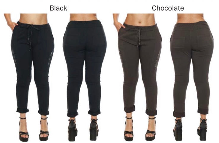 Pant W/Zipper Detail