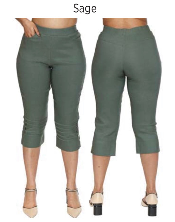 Pull On Capri