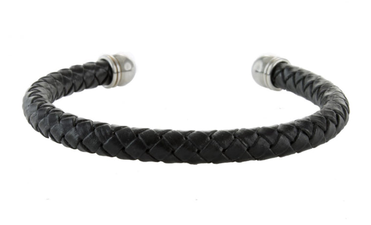 Leather Braided Men’s Bracelet