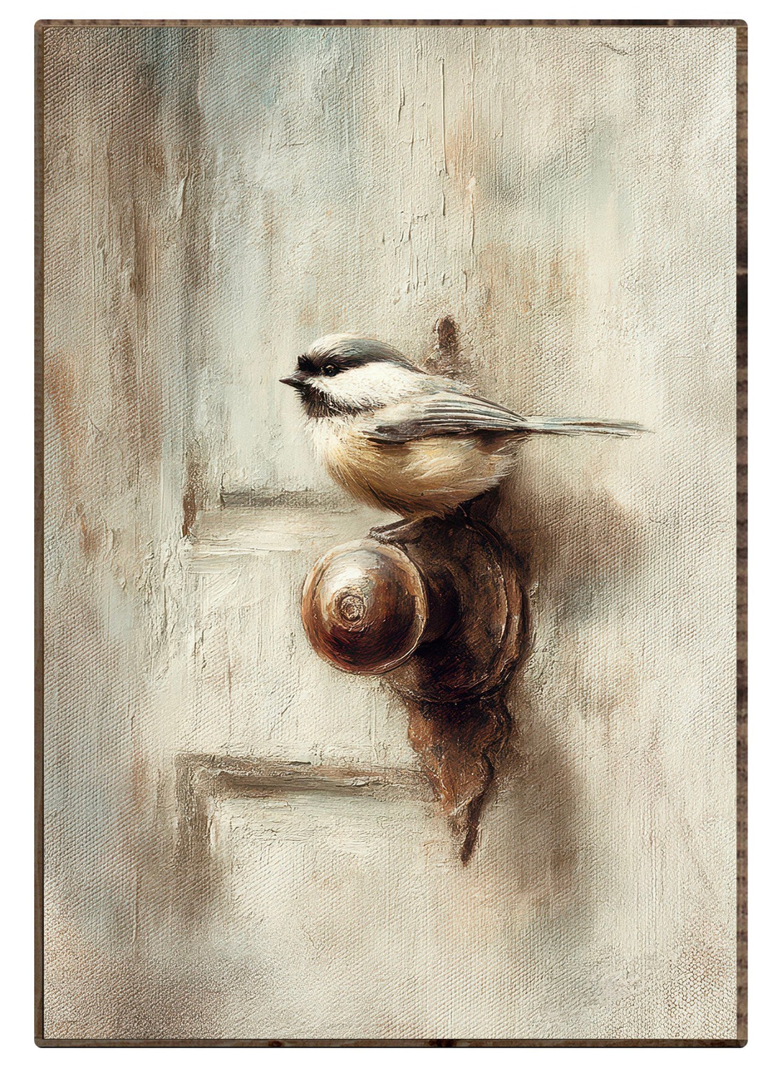 8071 Bird On Door Knob