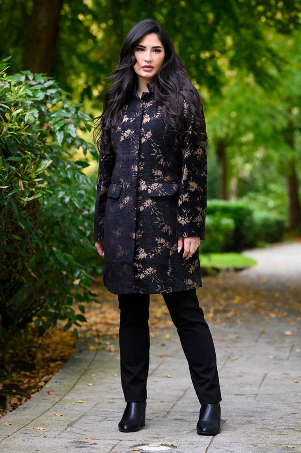 Julia Golden Leaves Coat