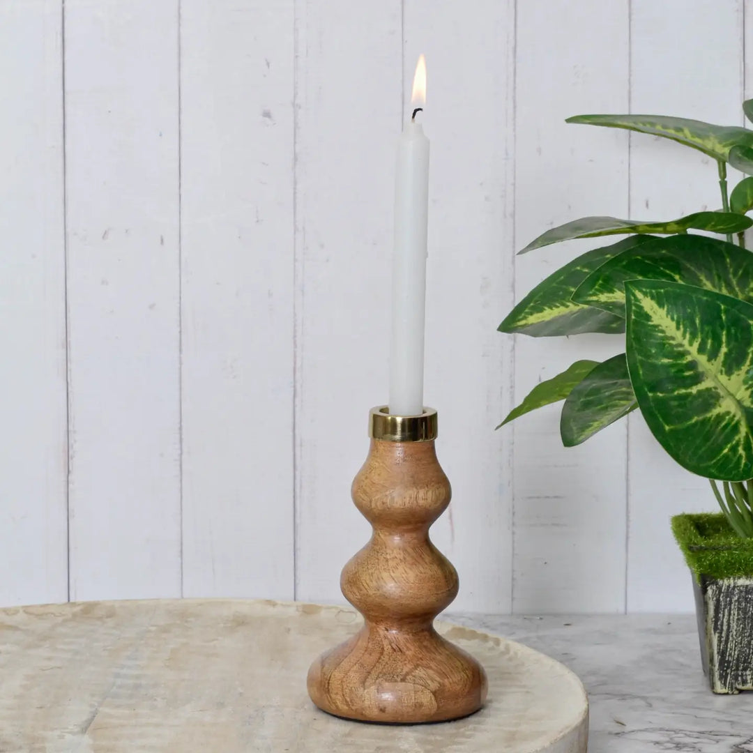 Cedar Tiered Candleholder