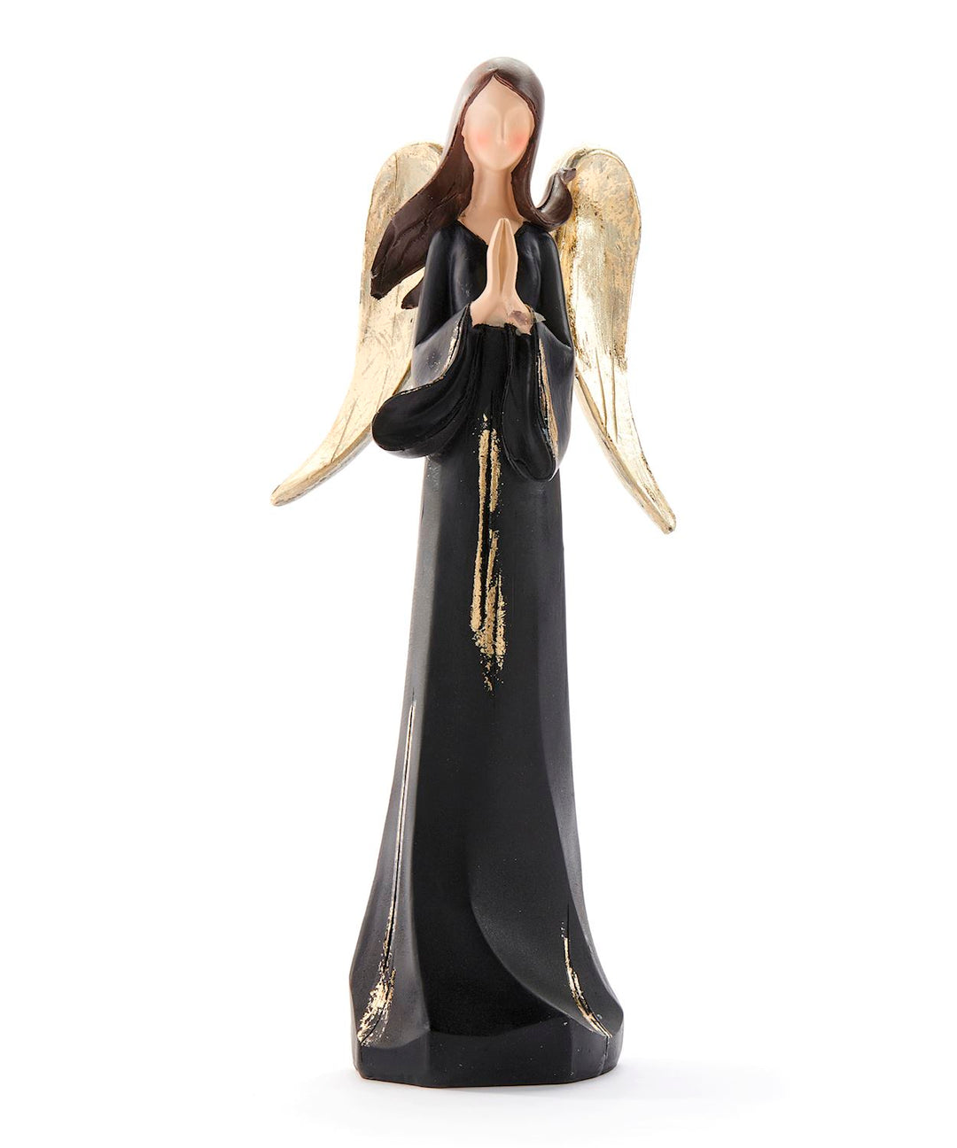 Gold & Black Praying Angel