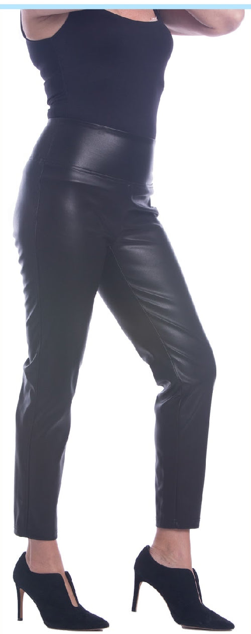 Faux Leather Dress Pant