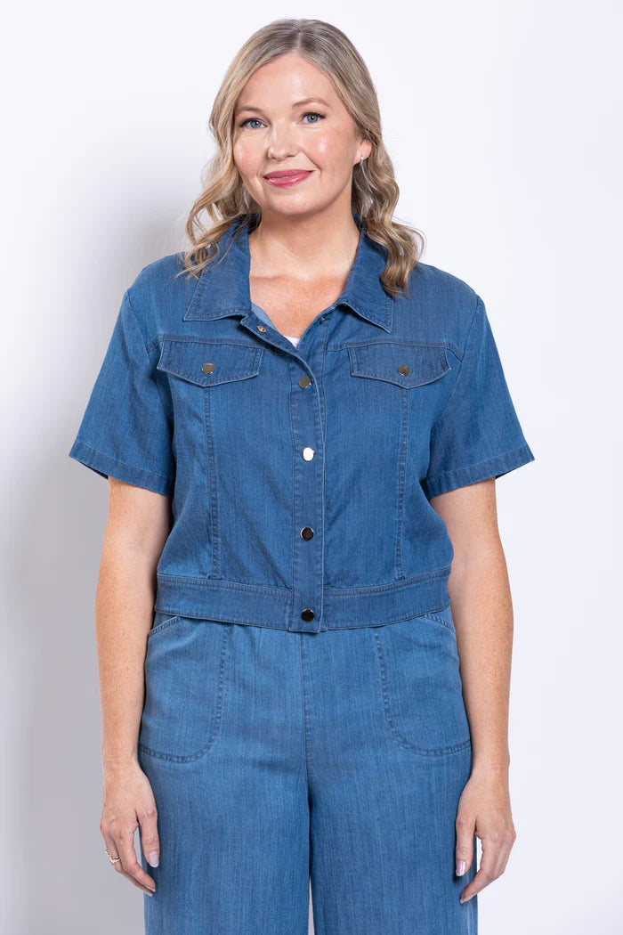 Lana Tencel Denim Jacket