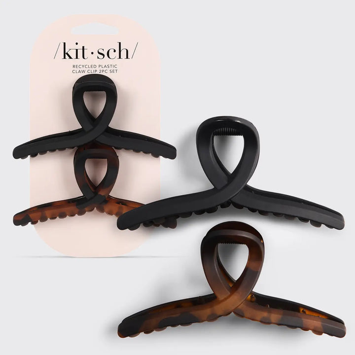 Kitsch 2pc Recycled Plastic Claw Clip