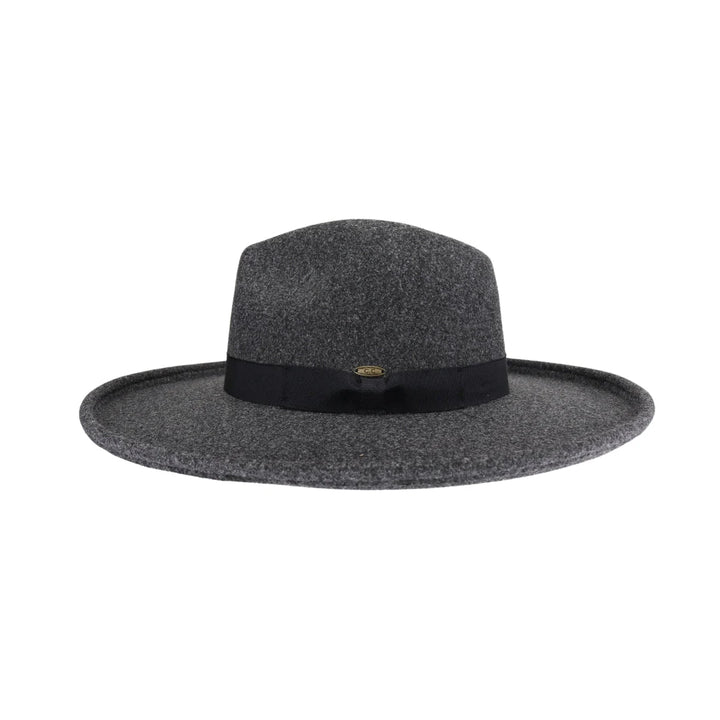 CC. Rolled Edge Brim Vegan Felt Hat