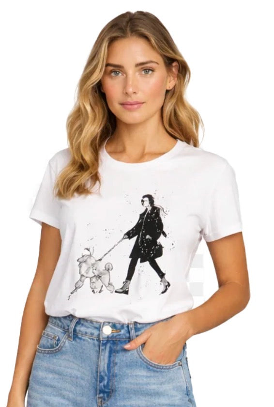 Graphic Tee Dog Walker