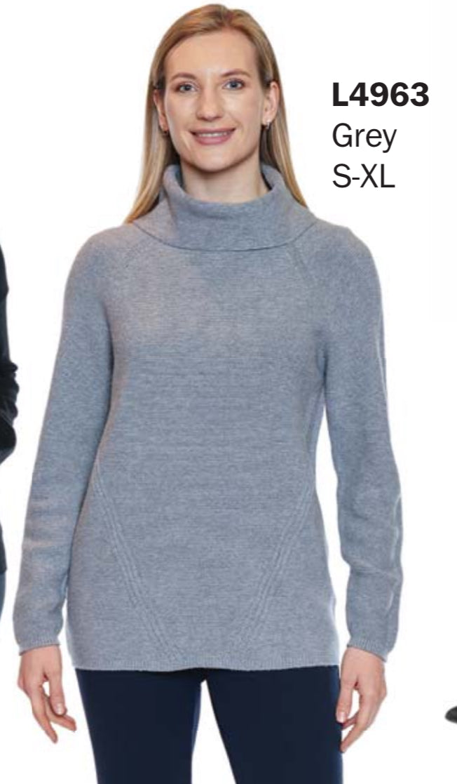 Knit Long Sleeve Turtle Neck