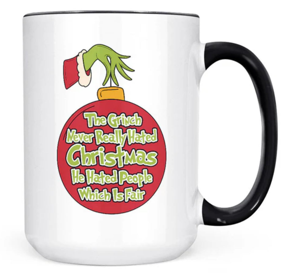 15oz Grinch Hated People Mug