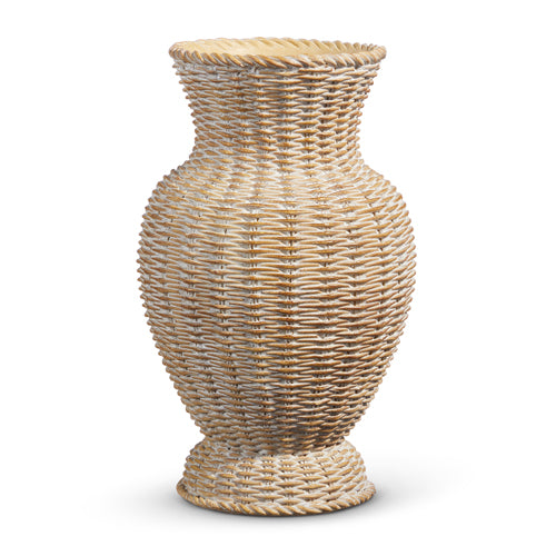 12” Basketweave Vase