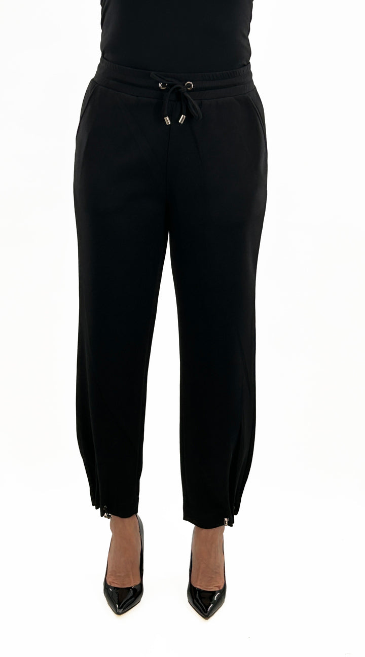 Black Cinch Bottom Jogger